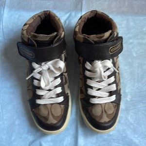 Coach high top sneakers
